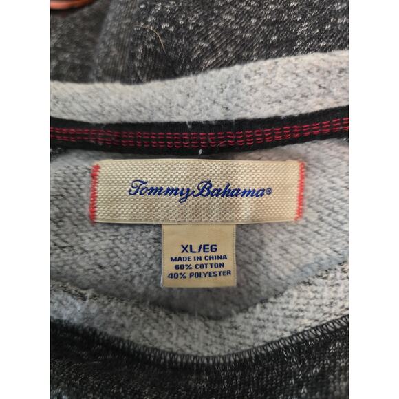 Tommy Bahama Space Dye Gray Super Soft Winter Men's Pullover Sweatshirt XL - Picture 4 of 5